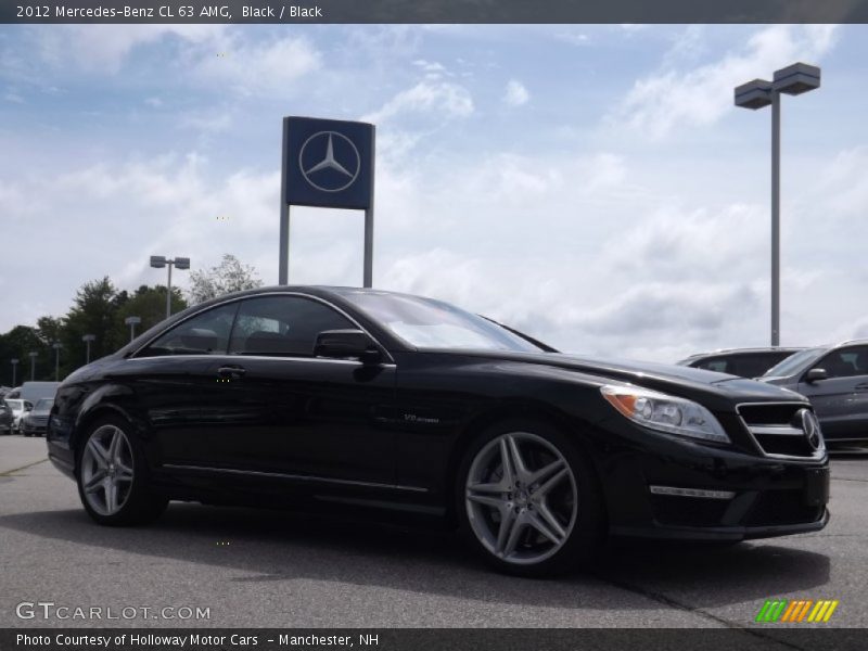 Black / Black 2012 Mercedes-Benz CL 63 AMG