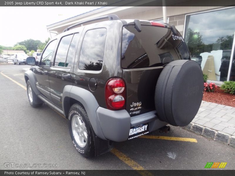 Dark Khaki Pearl / Khaki 2005 Jeep Liberty CRD Sport 4x4