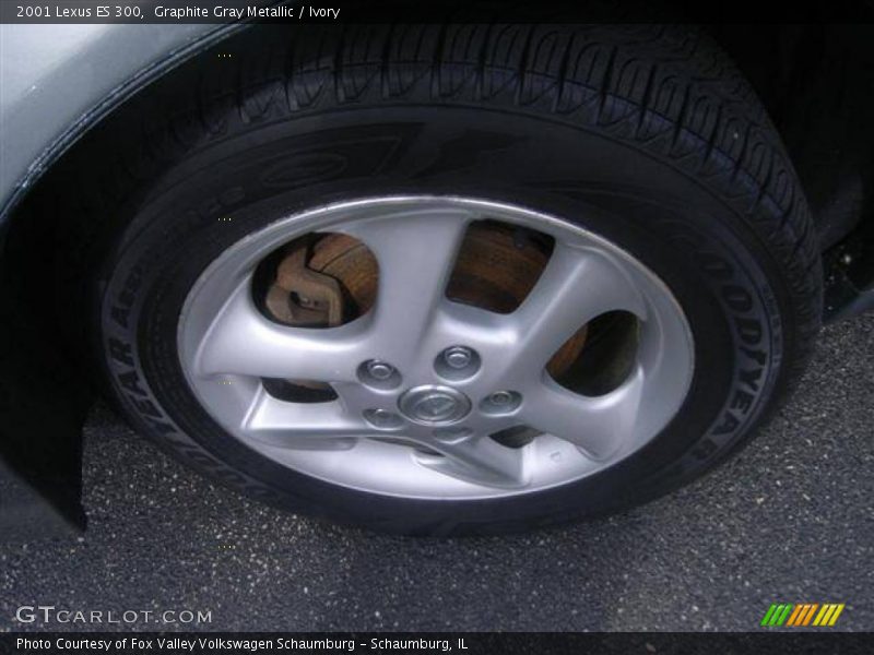Graphite Gray Metallic / Ivory 2001 Lexus ES 300