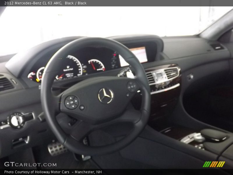 Black / Black 2012 Mercedes-Benz CL 63 AMG