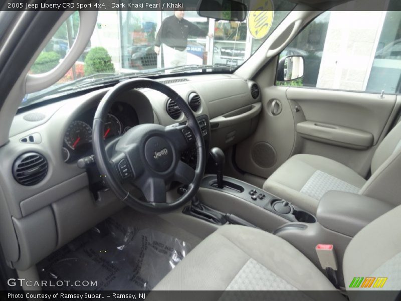 Khaki Interior - 2005 Liberty CRD Sport 4x4 