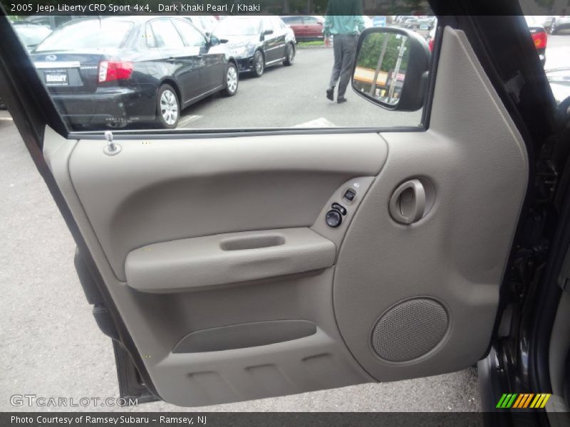 Dark Khaki Pearl / Khaki 2005 Jeep Liberty CRD Sport 4x4