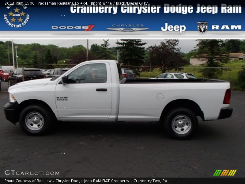 Bright White / Black/Diesel Gray 2013 Ram 1500 Tradesman Regular Cab 4x4