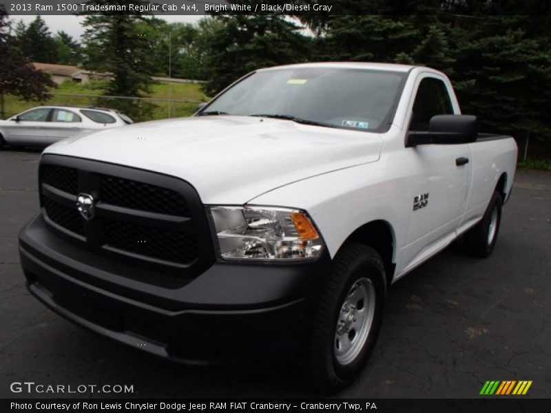 Bright White / Black/Diesel Gray 2013 Ram 1500 Tradesman Regular Cab 4x4