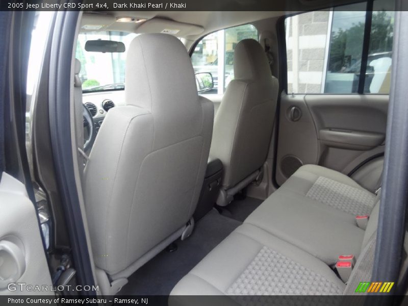 Dark Khaki Pearl / Khaki 2005 Jeep Liberty CRD Sport 4x4