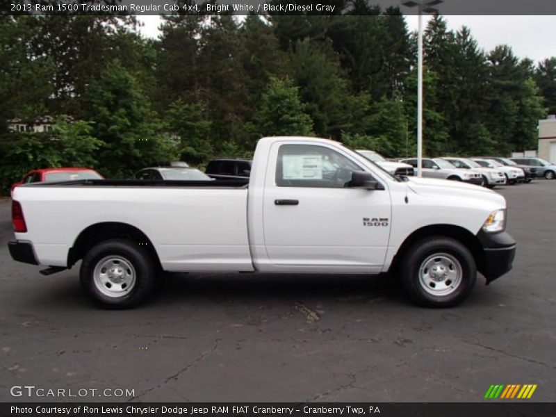 Bright White / Black/Diesel Gray 2013 Ram 1500 Tradesman Regular Cab 4x4