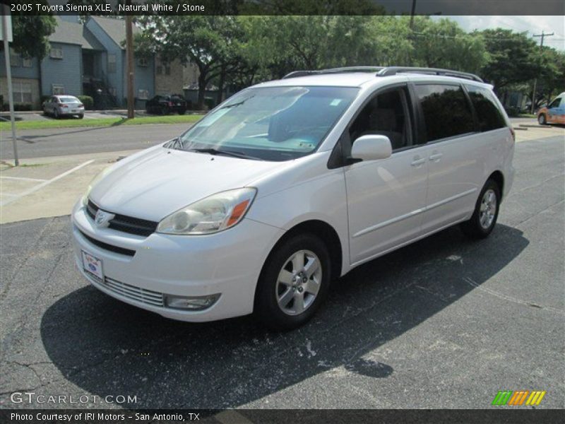 Natural White / Stone 2005 Toyota Sienna XLE