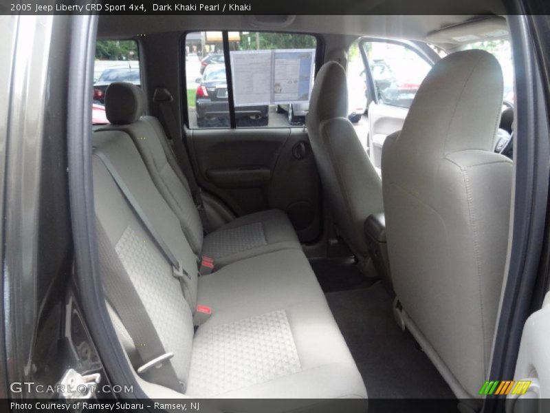 Dark Khaki Pearl / Khaki 2005 Jeep Liberty CRD Sport 4x4