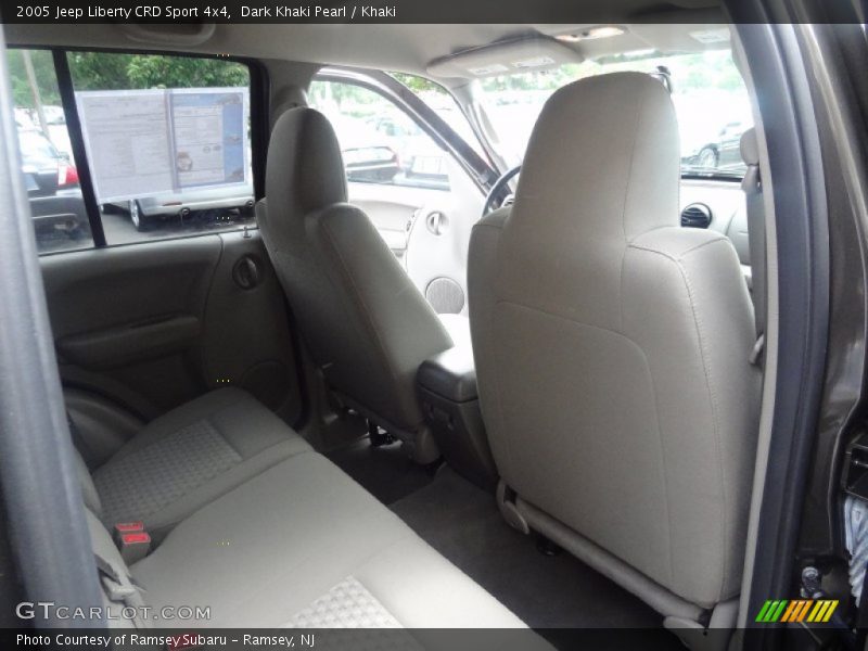 Dark Khaki Pearl / Khaki 2005 Jeep Liberty CRD Sport 4x4