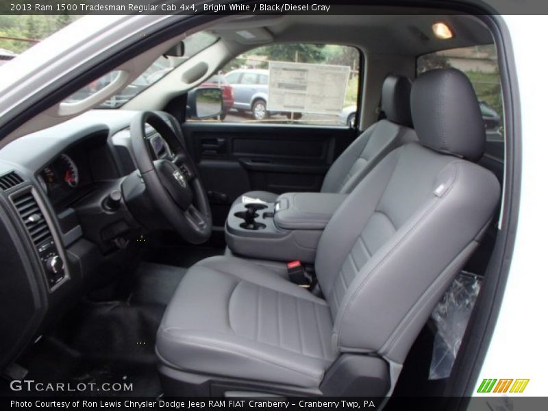 Bright White / Black/Diesel Gray 2013 Ram 1500 Tradesman Regular Cab 4x4