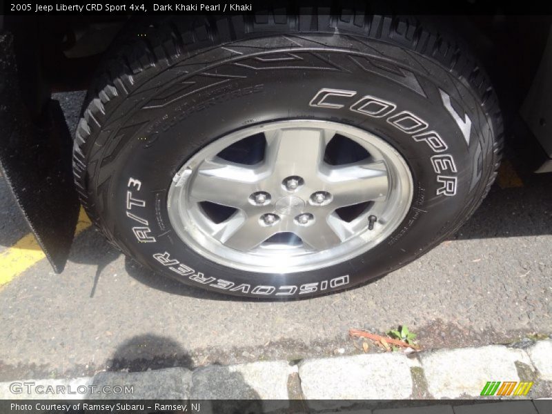 Dark Khaki Pearl / Khaki 2005 Jeep Liberty CRD Sport 4x4