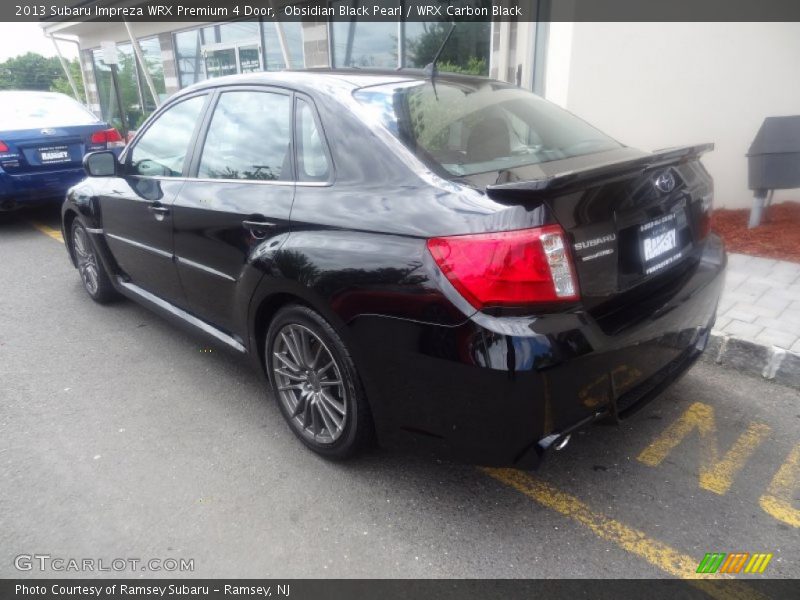 Obsidian Black Pearl / WRX Carbon Black 2013 Subaru Impreza WRX Premium 4 Door