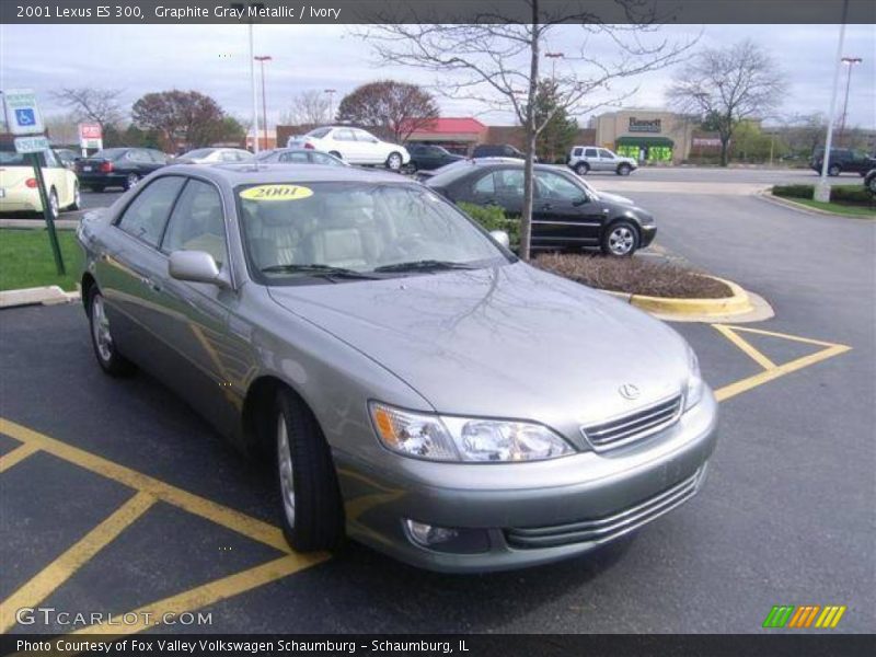 Graphite Gray Metallic / Ivory 2001 Lexus ES 300