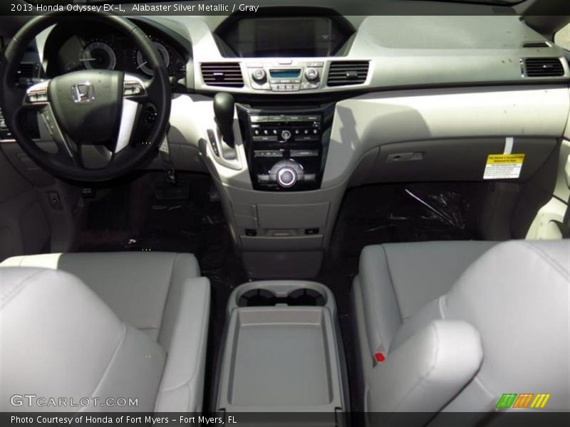 Alabaster Silver Metallic / Gray 2013 Honda Odyssey EX-L