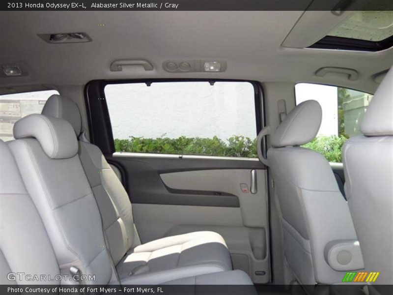 Alabaster Silver Metallic / Gray 2013 Honda Odyssey EX-L