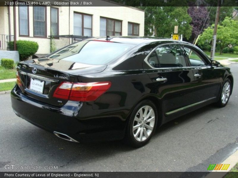 Obsidian Black / Black 2010 Lexus LS 460 L AWD