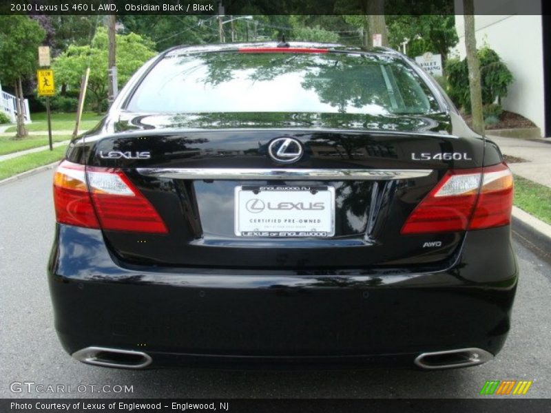Obsidian Black / Black 2010 Lexus LS 460 L AWD
