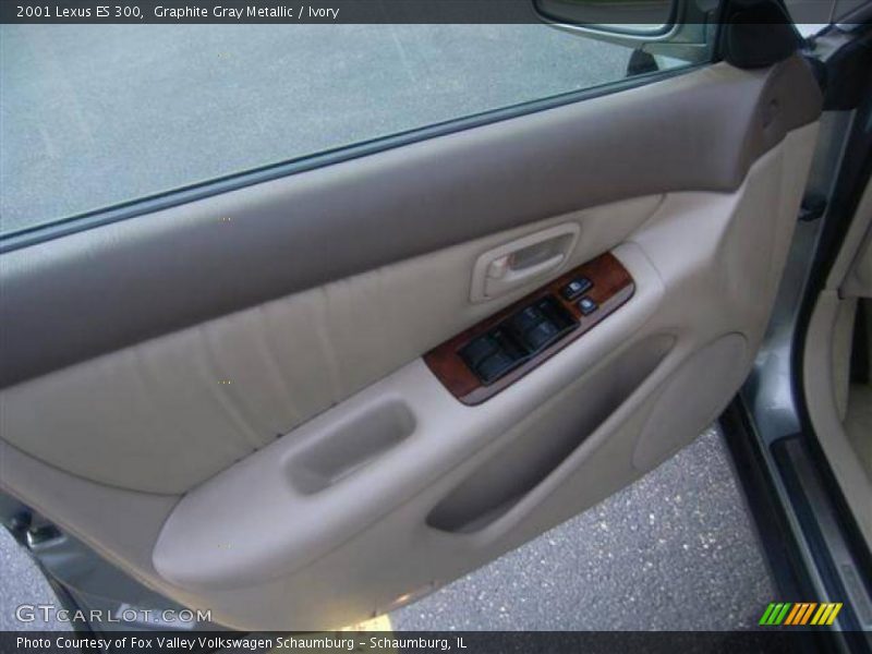 Graphite Gray Metallic / Ivory 2001 Lexus ES 300