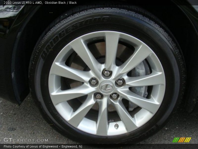Obsidian Black / Black 2010 Lexus LS 460 L AWD