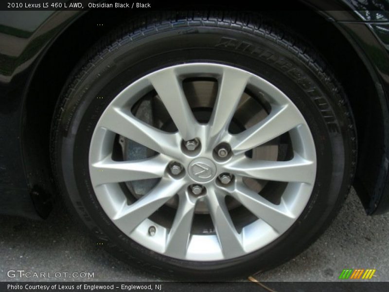 Obsidian Black / Black 2010 Lexus LS 460 L AWD