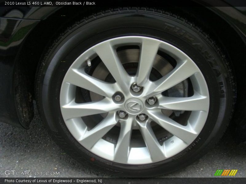 Obsidian Black / Black 2010 Lexus LS 460 L AWD