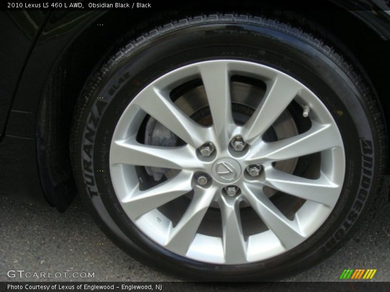 Obsidian Black / Black 2010 Lexus LS 460 L AWD