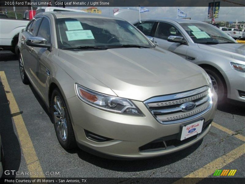 Gold Leaf Metallic / Light Stone 2010 Ford Taurus Limited