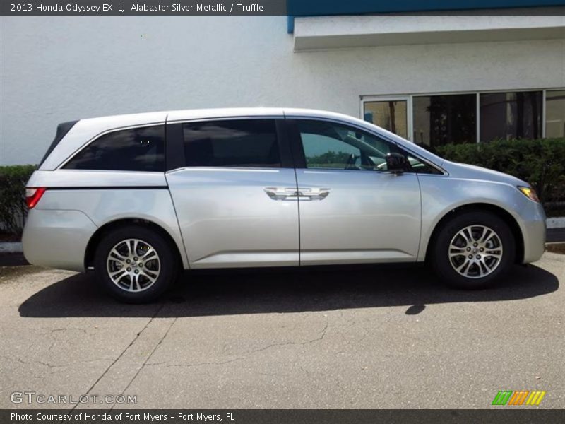 Alabaster Silver Metallic / Truffle 2013 Honda Odyssey EX-L