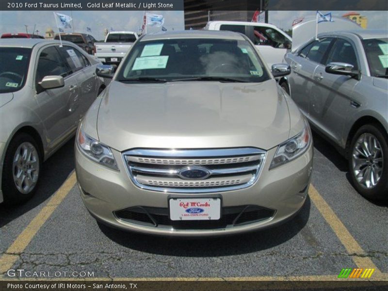 Gold Leaf Metallic / Light Stone 2010 Ford Taurus Limited