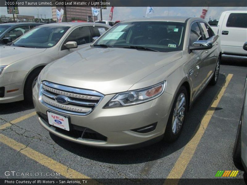 Gold Leaf Metallic / Light Stone 2010 Ford Taurus Limited