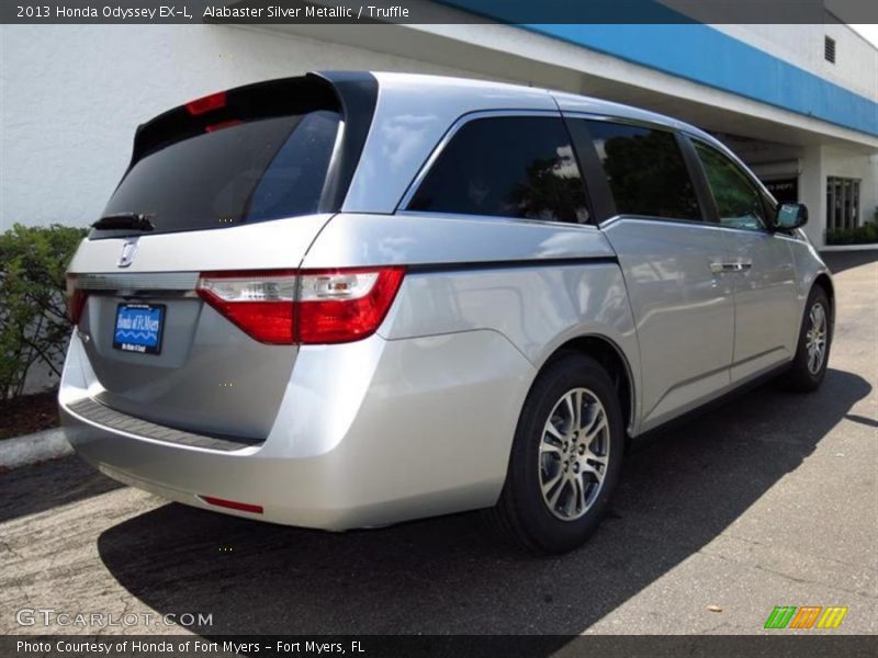 Alabaster Silver Metallic / Truffle 2013 Honda Odyssey EX-L