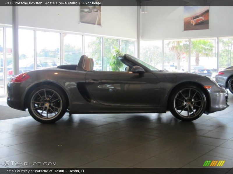 Agate Grey Metallic / Luxor Beige 2013 Porsche Boxster