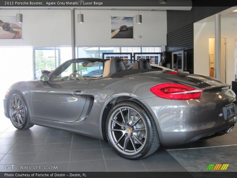 Agate Grey Metallic / Luxor Beige 2013 Porsche Boxster