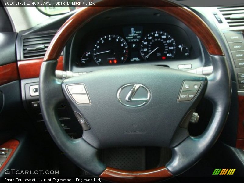 Obsidian Black / Black 2010 Lexus LS 460 L AWD