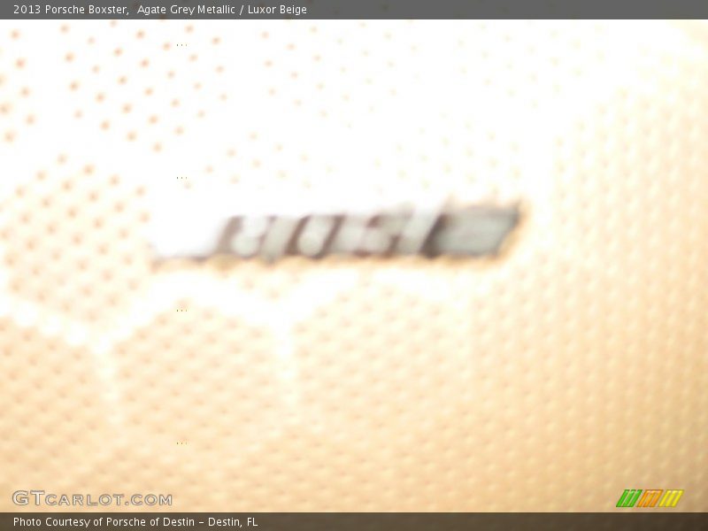 Agate Grey Metallic / Luxor Beige 2013 Porsche Boxster