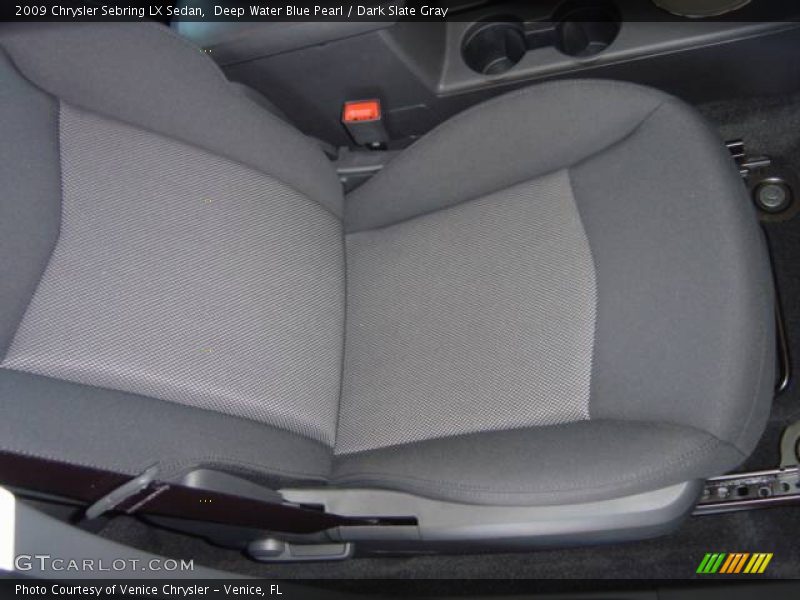 Deep Water Blue Pearl / Dark Slate Gray 2009 Chrysler Sebring LX Sedan