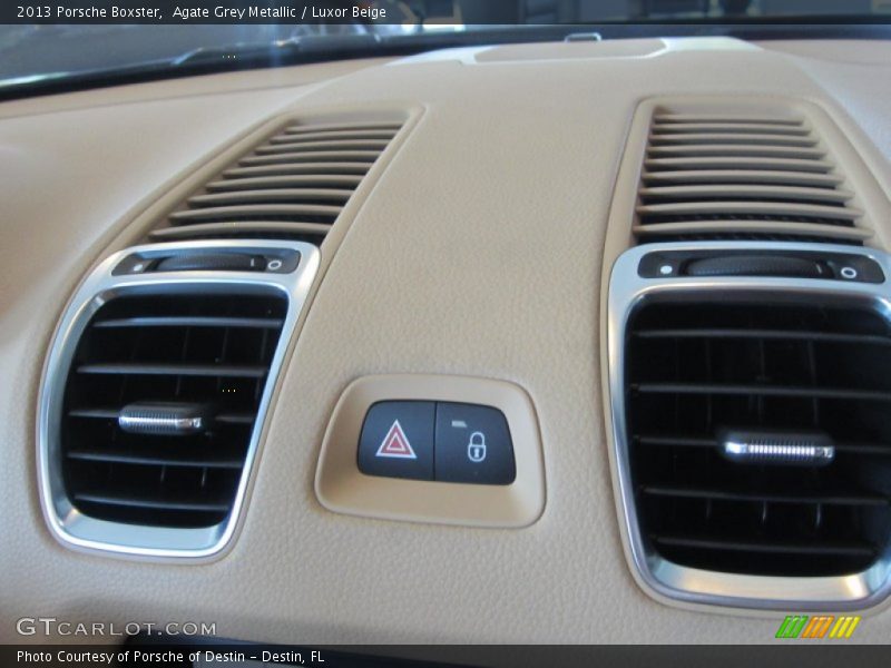 Agate Grey Metallic / Luxor Beige 2013 Porsche Boxster