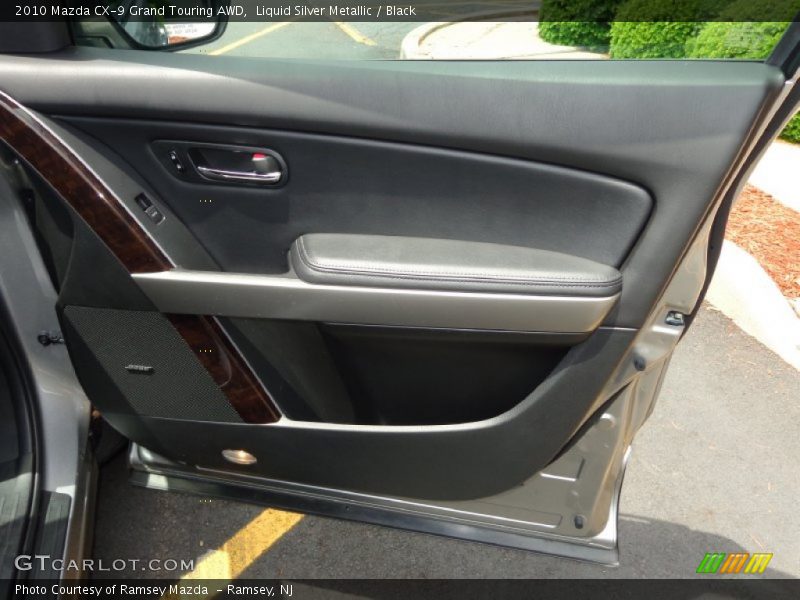 Liquid Silver Metallic / Black 2010 Mazda CX-9 Grand Touring AWD