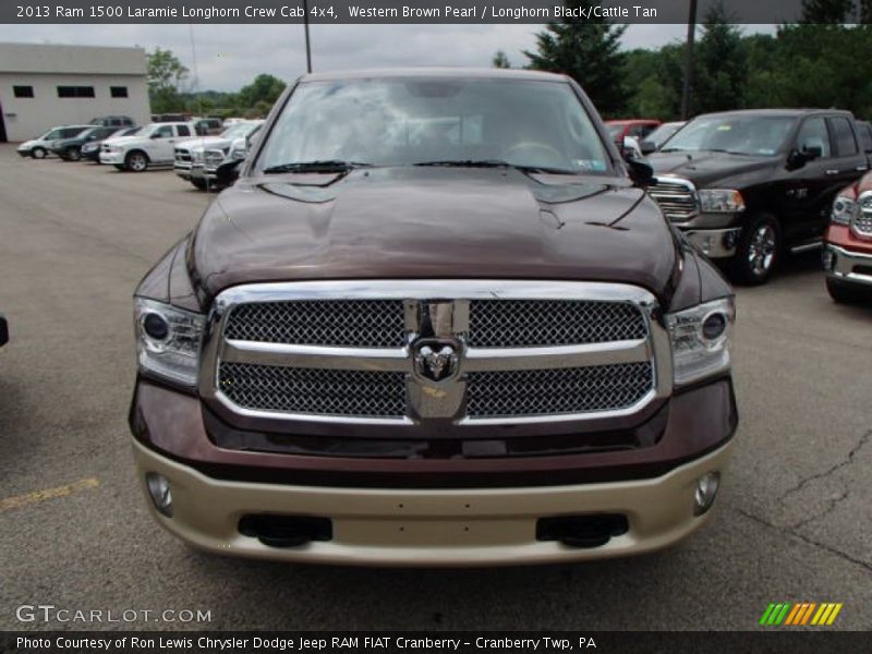 Western Brown Pearl / Longhorn Black/Cattle Tan 2013 Ram 1500 Laramie Longhorn Crew Cab 4x4