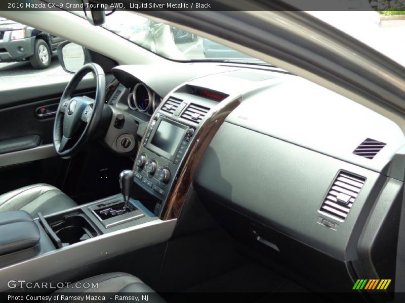 Liquid Silver Metallic / Black 2010 Mazda CX-9 Grand Touring AWD
