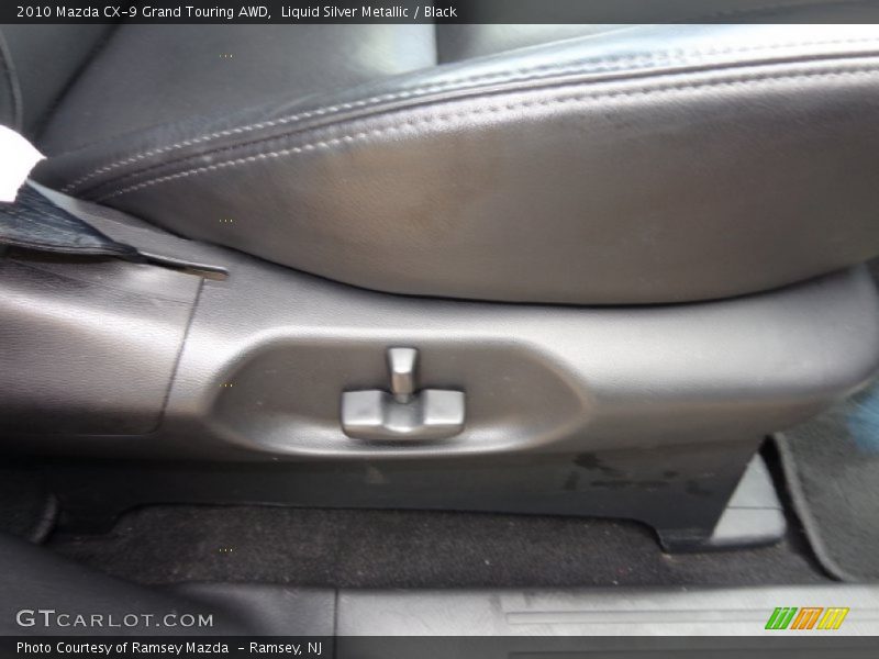 Liquid Silver Metallic / Black 2010 Mazda CX-9 Grand Touring AWD
