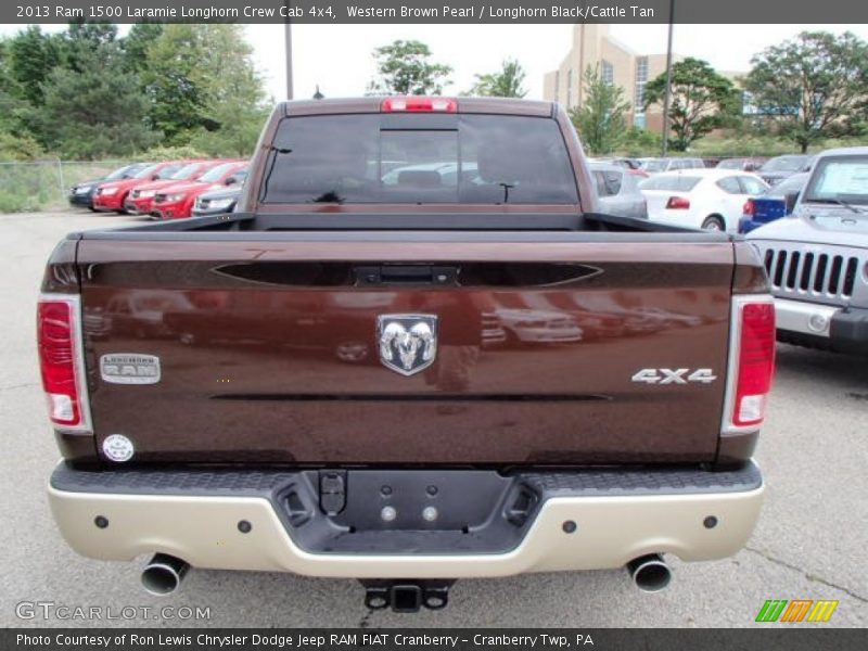 Western Brown Pearl / Longhorn Black/Cattle Tan 2013 Ram 1500 Laramie Longhorn Crew Cab 4x4