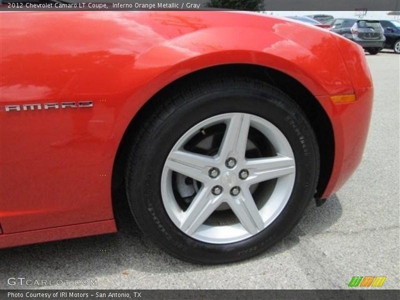 Inferno Orange Metallic / Gray 2012 Chevrolet Camaro LT Coupe
