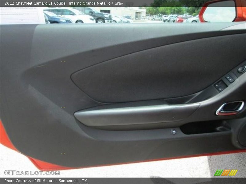 Inferno Orange Metallic / Gray 2012 Chevrolet Camaro LT Coupe