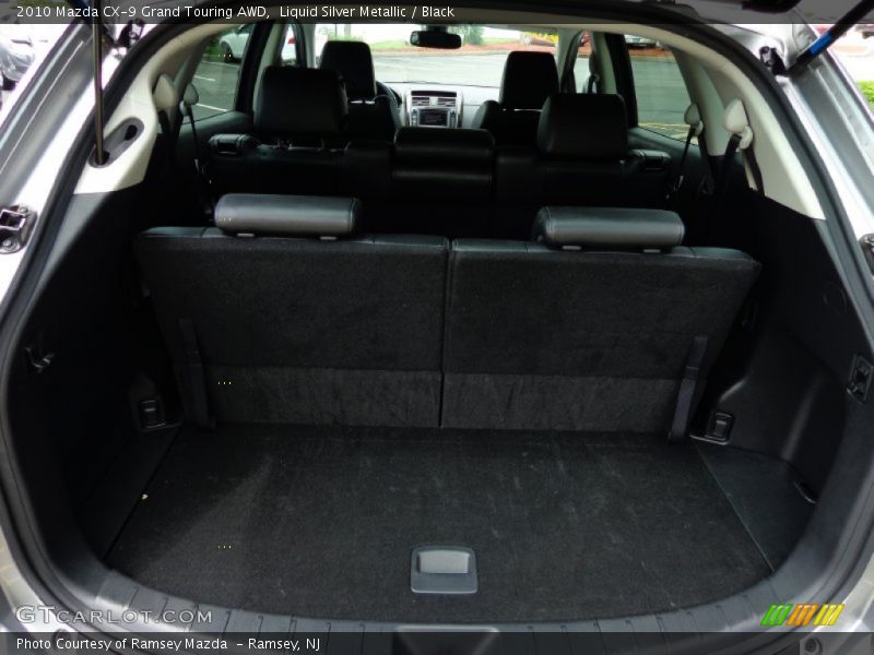 Liquid Silver Metallic / Black 2010 Mazda CX-9 Grand Touring AWD