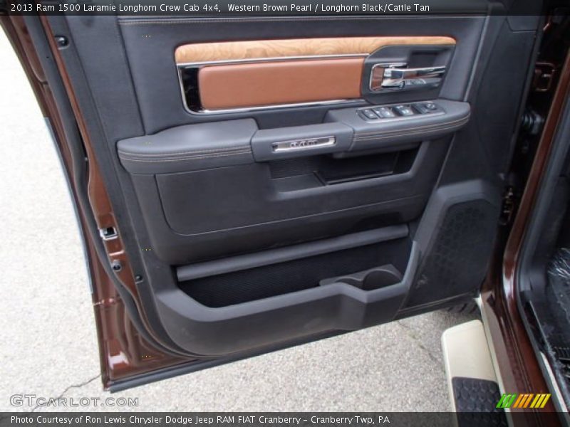 Western Brown Pearl / Longhorn Black/Cattle Tan 2013 Ram 1500 Laramie Longhorn Crew Cab 4x4