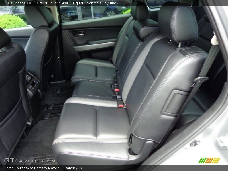 Liquid Silver Metallic / Black 2010 Mazda CX-9 Grand Touring AWD