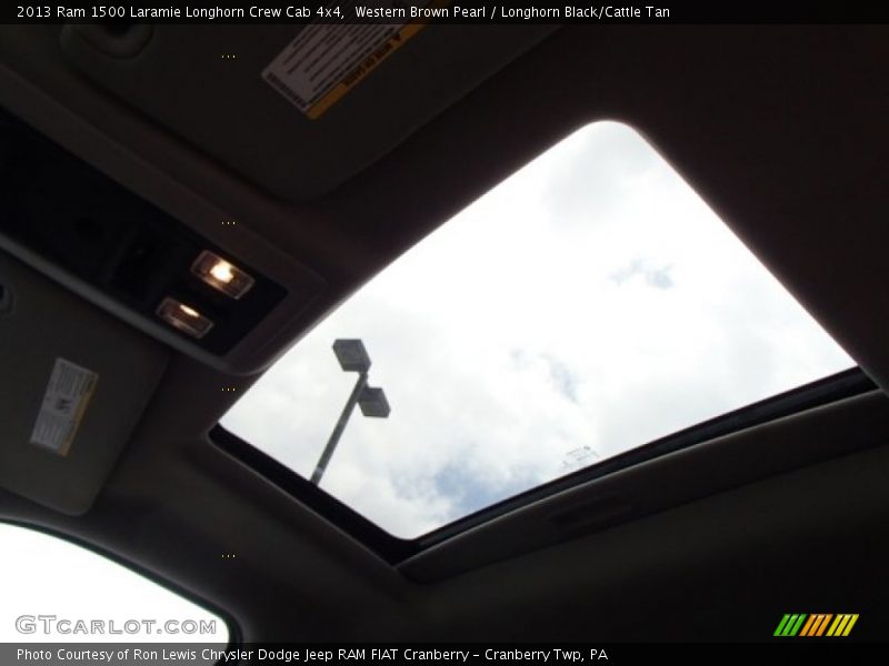 Western Brown Pearl / Longhorn Black/Cattle Tan 2013 Ram 1500 Laramie Longhorn Crew Cab 4x4