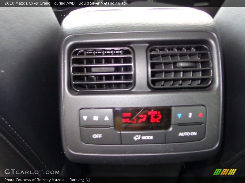 Liquid Silver Metallic / Black 2010 Mazda CX-9 Grand Touring AWD