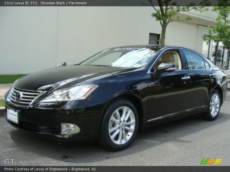 Obsidian Black / Parchment 2010 Lexus ES 350